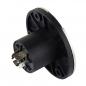 Preview: 4 pol. Speaker Einbaubuchse mit Aluminium Blende