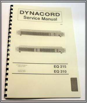 Dynacord EQ 215-310 / technische Service-Unterlage
