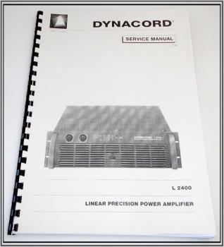 Dynacord Linear-Power Endstufe L-2400 / technische Unterlage