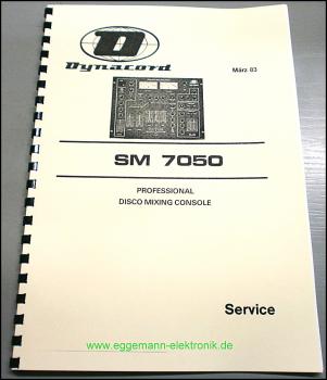 Professional Mixing Console SM 7050 /technische Unterlage