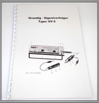 Grundig Signalverfolger SV-2 / technische Unterlage
