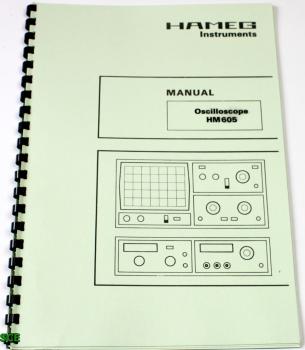 Hameg HM-605 Oszilloskop / technische Unterlage