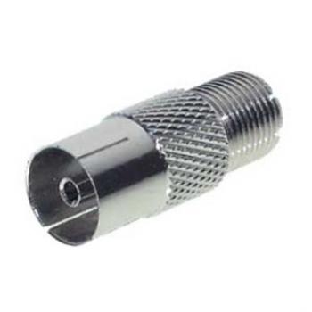 Adapter / F-Buchse nach IEC-Buchse