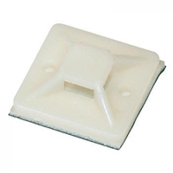 Connect Klebesockel für Kabelbinder Set / 30 x 30 mm / VE - 15 Stk