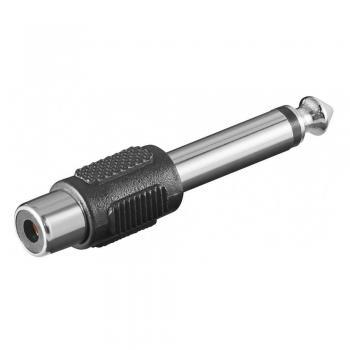 Klinken Stecker/6,3 mm/mono/auf Cinch Buchse