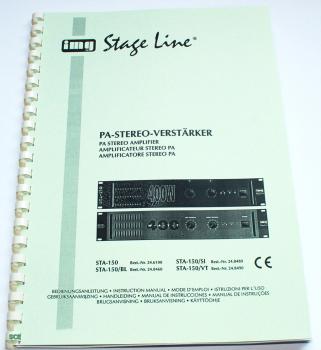 Stage-Line PA-Verstärker STA-150 / technische Unterlage