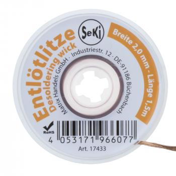 Entlöt - Sauglitze mit 2 mm Breite