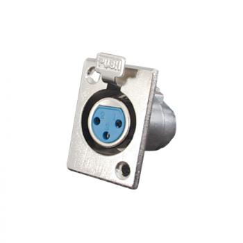 XLR Einbaubuchse Female, 3-polig
