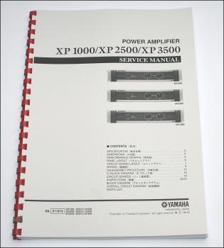 Yamaha Verstärker XP-1000-2500-3500 / technische Unterlage