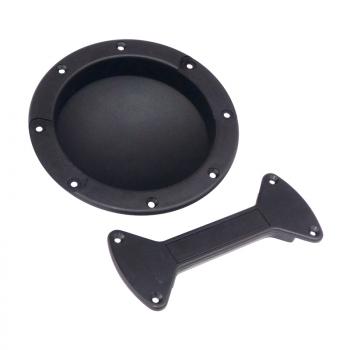 Boxentragegriff Rund / schwarz