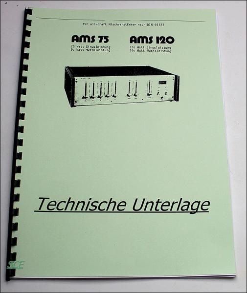 All Kraft - AMS 75 / AMS 120 technische Unterlage