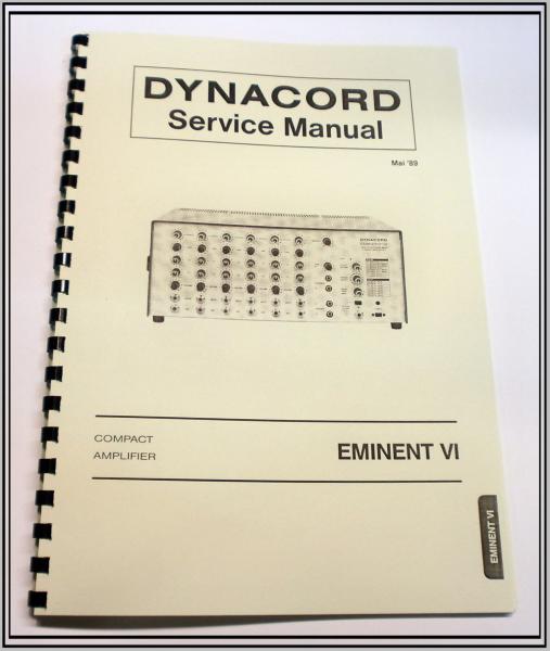 Dynacord Eminent VI / technische Unterlage