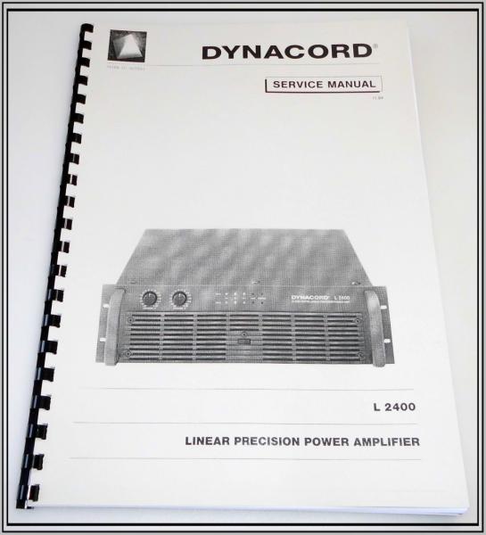Dynacord Linear-Power Endstufe L-2400 / technische Unterlage