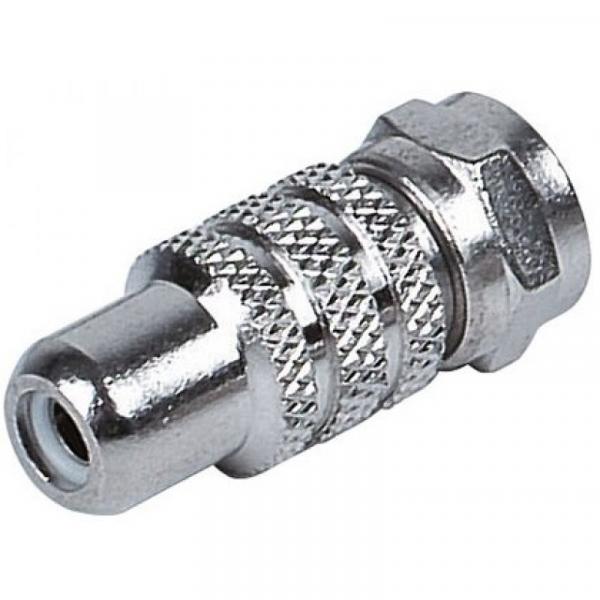 Adapter / F-Stecker nach Cinch-Buchse