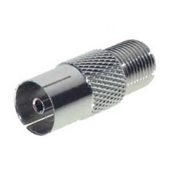 Adapter / F-Buchse nach IEC-Buchse