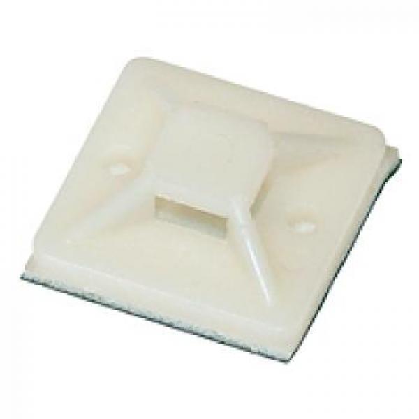 Connect Klebesockel für Kabelbinder Set / 30 x 30 mm / VE - 15 Stk