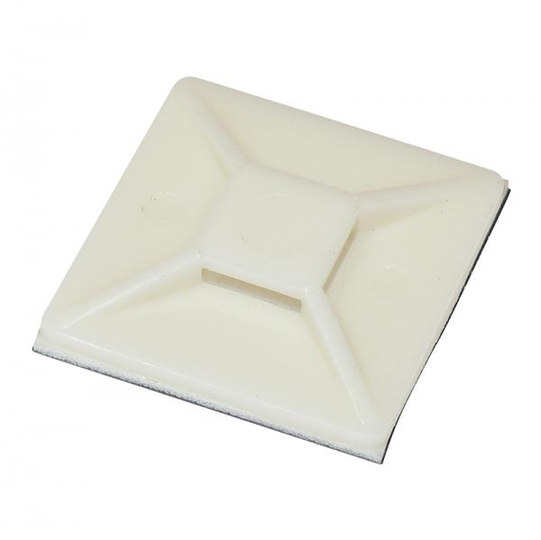 Klebesockel für Kabelbinder 40 x 40 mm / VE - 15 Stk