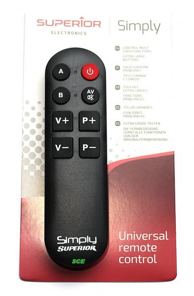 Selbst-lernende- Universal Fernbedienung - ohne Zahlen