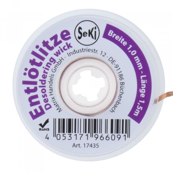Entlöt - Sauglitze mit 1 mm Breite