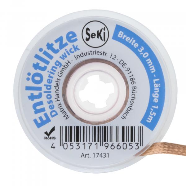 Entlöt - Sauglitze mit 3 mm Breite