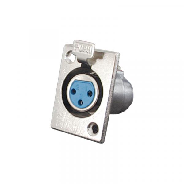 XLR Einbaubuchse Female, 3-polig